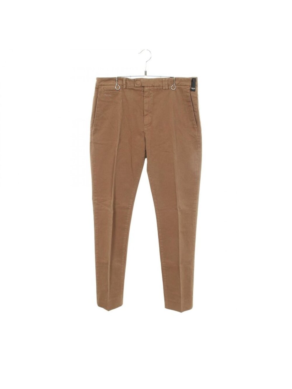 Fendi Pants Logo Embroidery Cotton